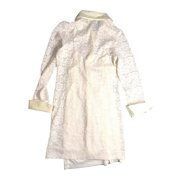 Anthropologie Corey Lynn Calter Sheer Lace Shirt Dress - coffeafoods.com